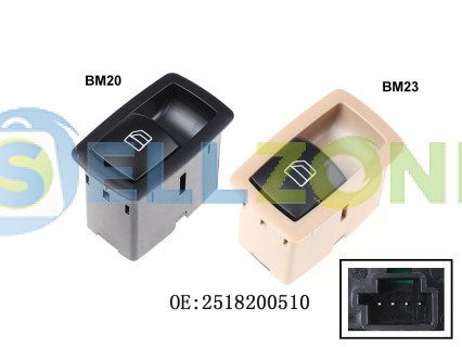 Διακόπτης παραθύρων για σε 2 διαφορετικούς χρωματισμούς Mercedes A GL ML  R  A - BM20 / BM23